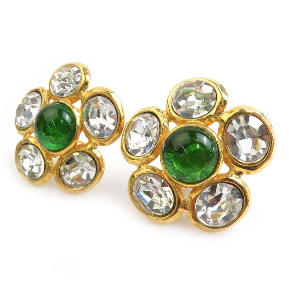 CHANEL Green Earrings - Picture 2 of 8